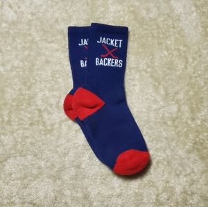 Homage Columbus Blue Jackets Jacket Backers Socks